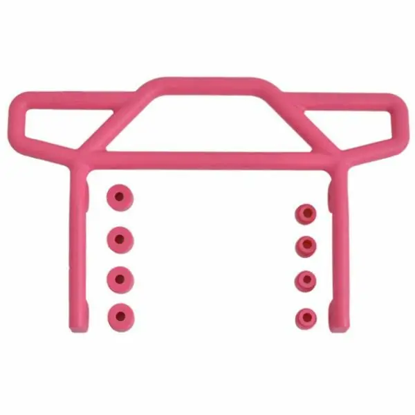 Rpm Pink Rear Bumper For Traxxas Electric Rustler 2Wd  (Rpm70817) 1