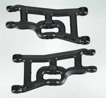 Rpm Front A-Arms Black Rustler/Stampede/Nitro Slash (2) (Rpm80242) 1