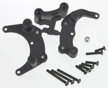 Rpm Rear Bumper Mount Black Slash  (Rpm80902) 1