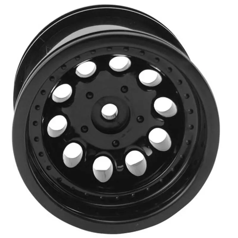 Rpm 1/10 Revolver Front 2.2 Wheels, 12Mm Hex, Black (2): Bandit, Rustler, Stampede, Slash  (Rpm82062) 1