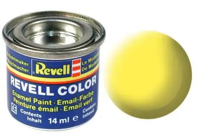 Revell 14Ml Enamel Yellow Mat Tinlets  (Rvl32115) 1