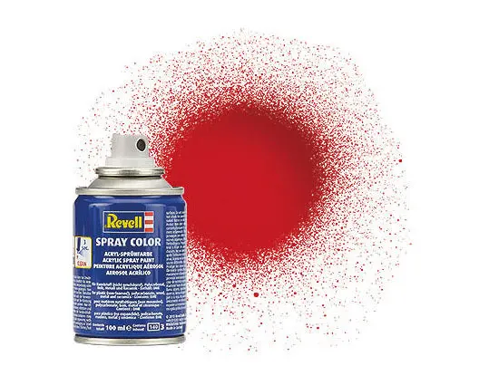 Revell 100Ml Acrylic Fiery Red Gloss Spray (Rvl34131) 1