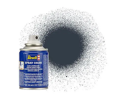 Revell 100Ml Acrylic Tank Grey Mat Spray (Rvl34178) 1