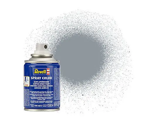 Revell 100Ml Acrylic Steel Metallic Spray  (Rvl34191) 1
