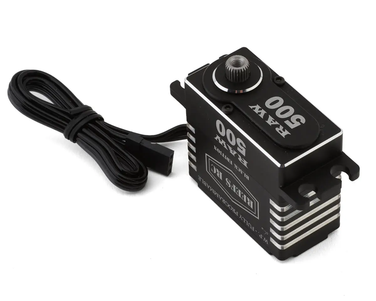 Reefs Rc Raw 500 High Torque/Speed Digital Servo (High Voltage) (Black Edition (Sehreefs178) 1