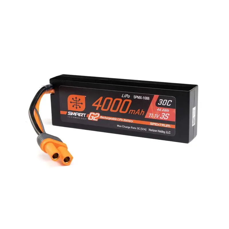 Spektrum Rc 3S Smart G2 30C Lipo Battery Pack (11.1V/4000Mah) W/Ic5 Connector   (Spmx-1088) 1