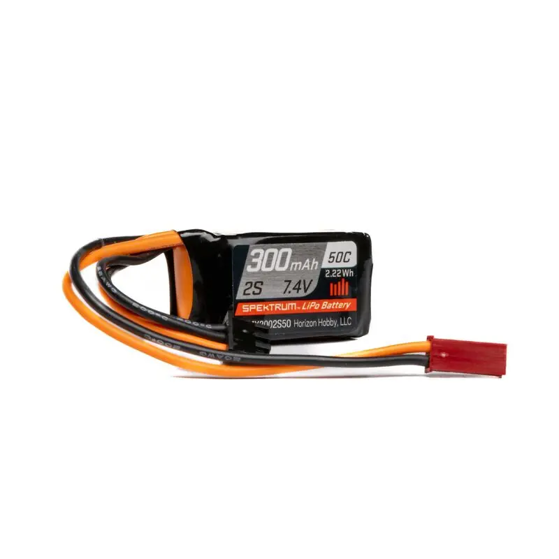 Spektrum 300Mah 2S 7.4V 50C Lipo Jst-Rcy Connector   (Spmx3002s50) 1