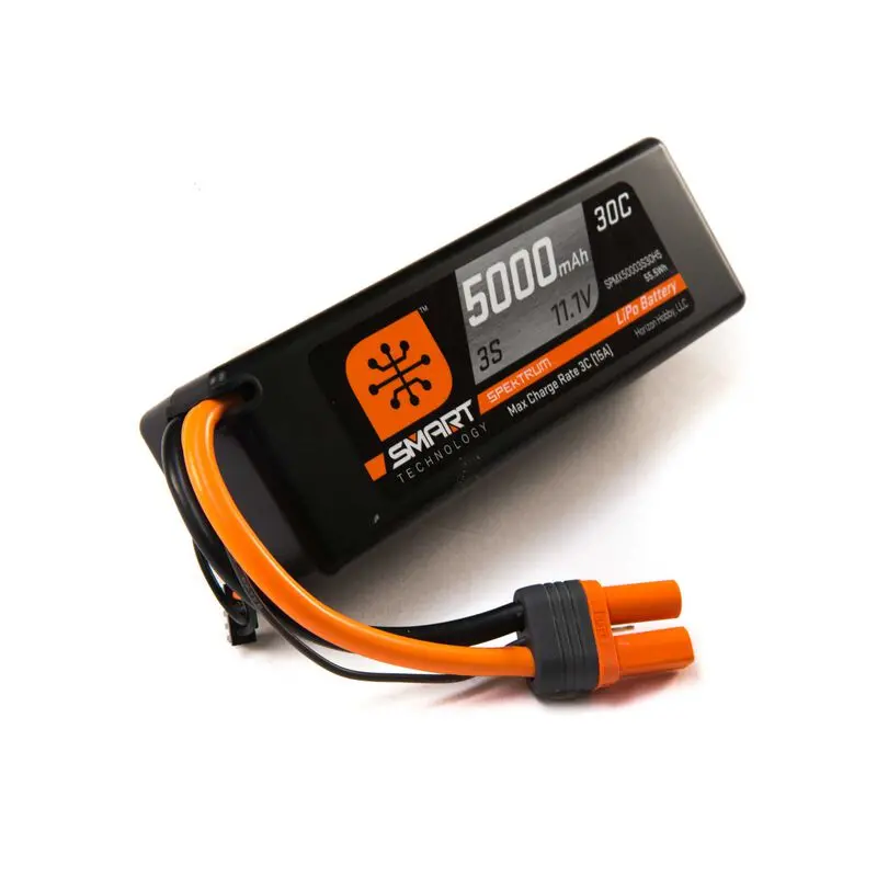 Spektrum 11.1V 5000Mah 3S 30C Smart Hardcase Lipo Battery: Ic5   (Spmx50003s30h5) 1