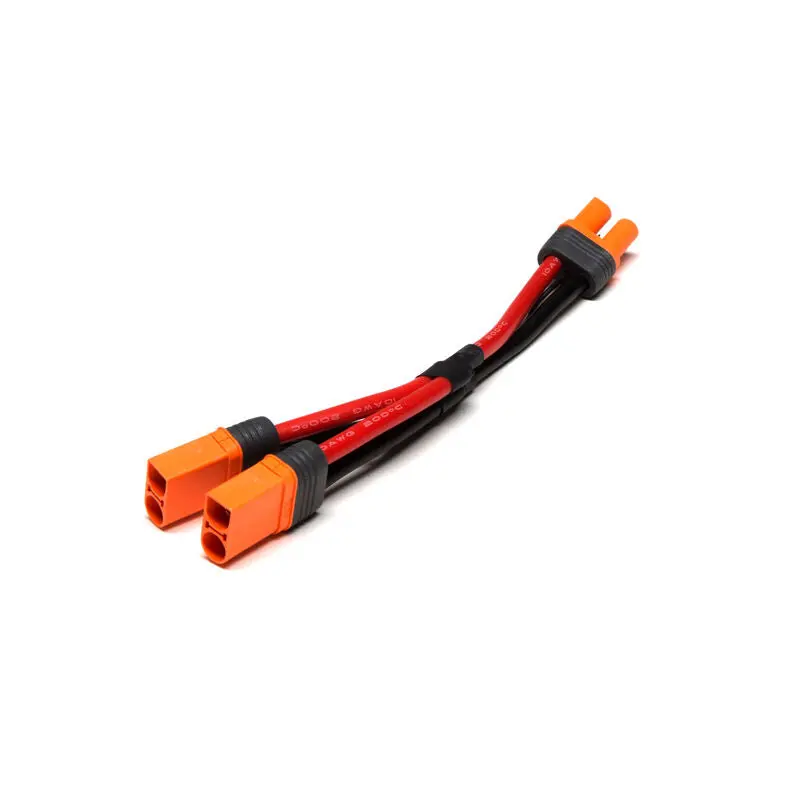 Spektrum Rc Ic5 6" Battery Parallel Y-Harness Connector  (Spmxca509) 1