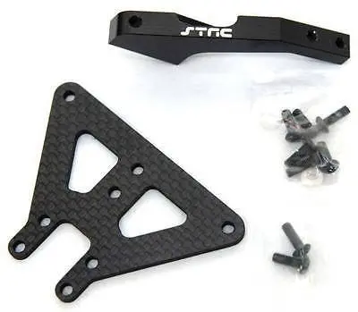 St Racing Concepts  Front Chassis Brace Axial Exo Terra  (Strsta80101bk) 1