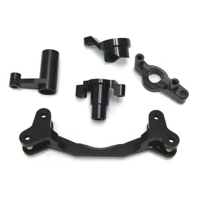 St Racing Concepts Aluminum Hd Steering Bellcrank Set Black Yeti (5) (Sta31122bk) 1