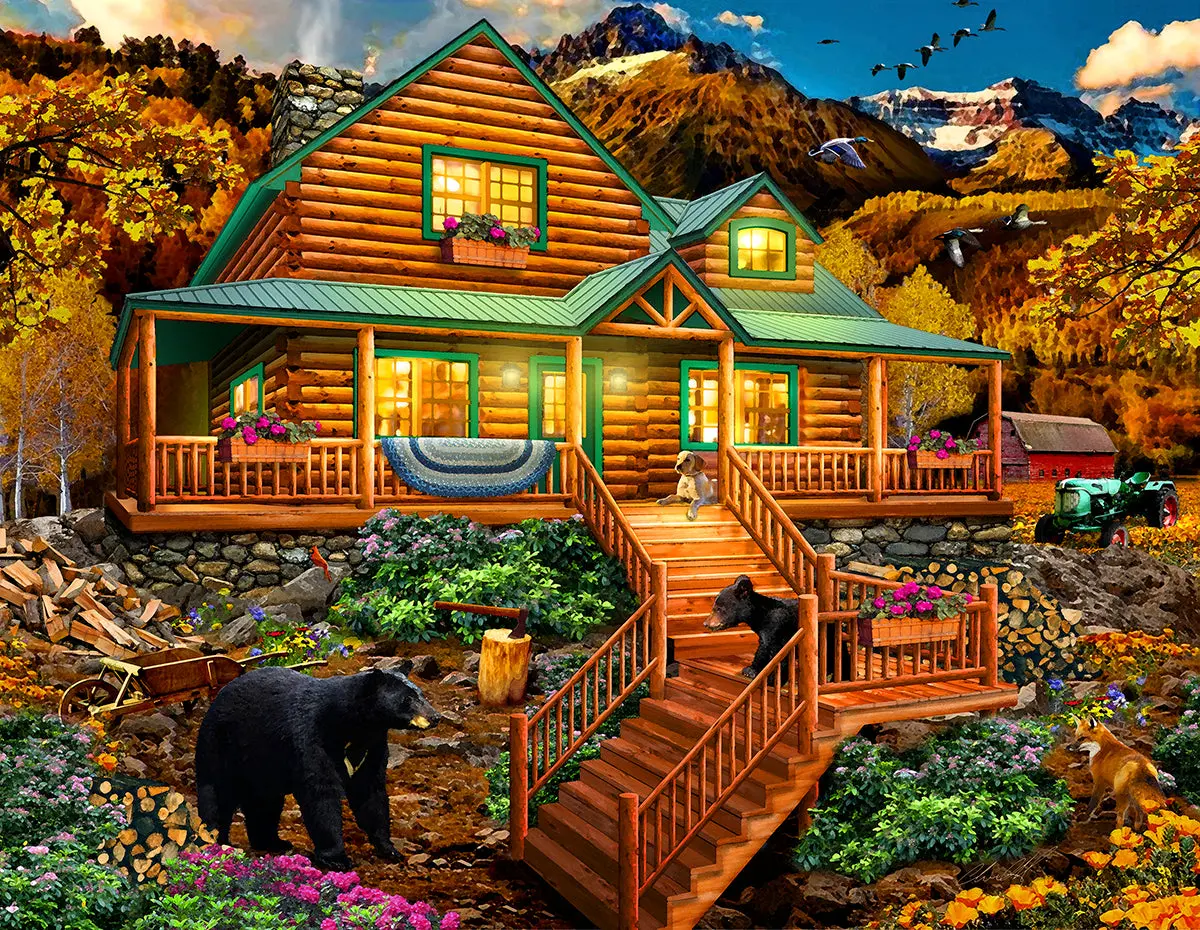 Sunsout Mountain Cabin Visitors    (Sun46008) 1