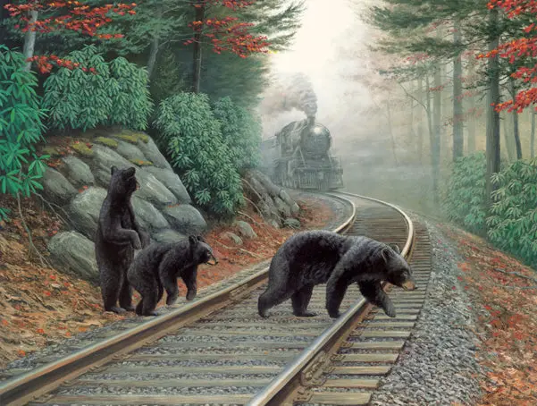 Sunsout Bear Tracks   (Sun48804) 1