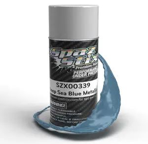 Spaz Stix  Deep Sea Blue Metallic Aerosol Paint, 3.5Oz Can  (Szx00339) 1