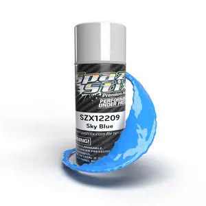 Spaz Spix Solid Sky Blue Aerosol Paint, 3.5Oz Can   (Szx12209) 1