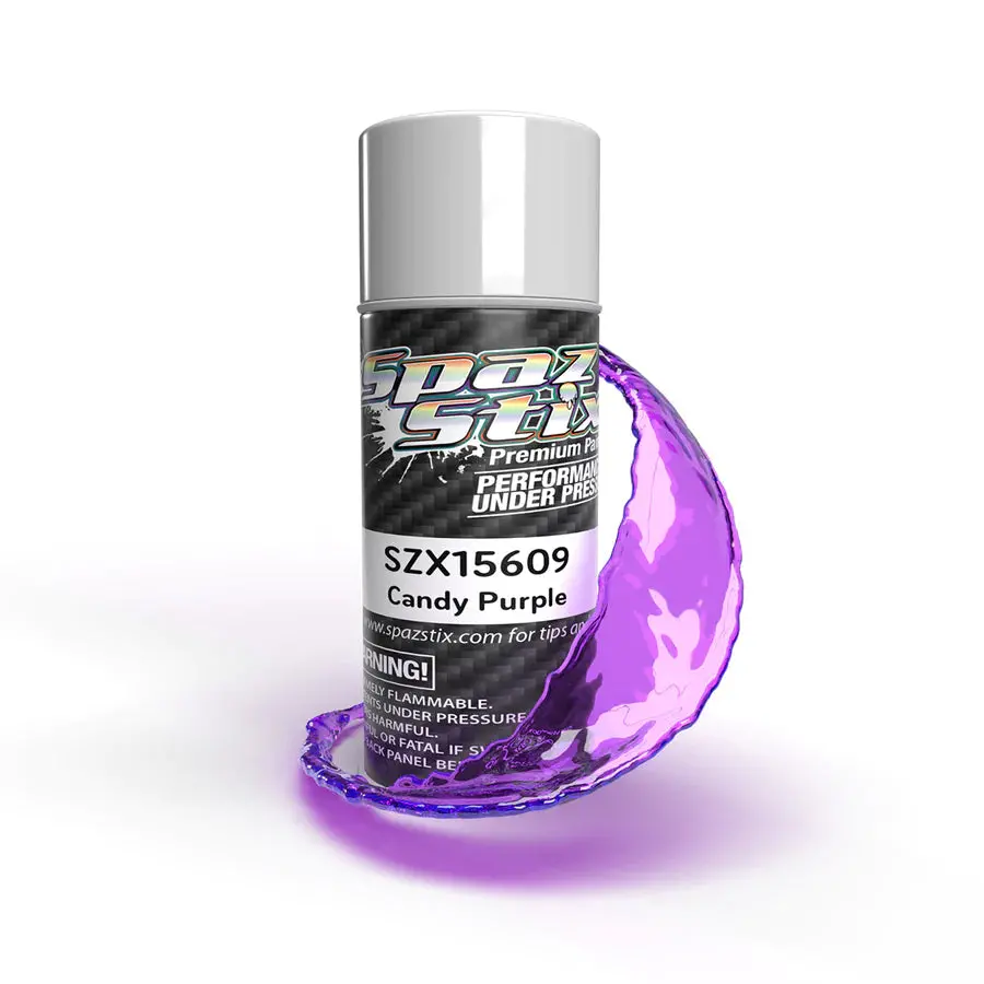 Spaz Stix  - Candy Purple Aerosol Paint, 3.5Oz Can  (Szx15609) 1