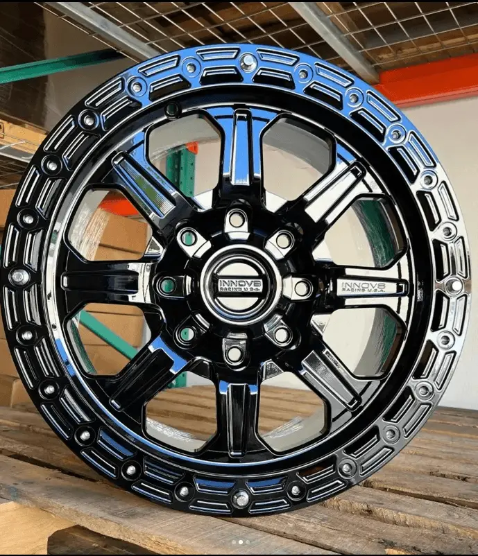 Innov8 Set Of 4 18X9 G500 Gloss Black Wheels For Ford Superduty 1