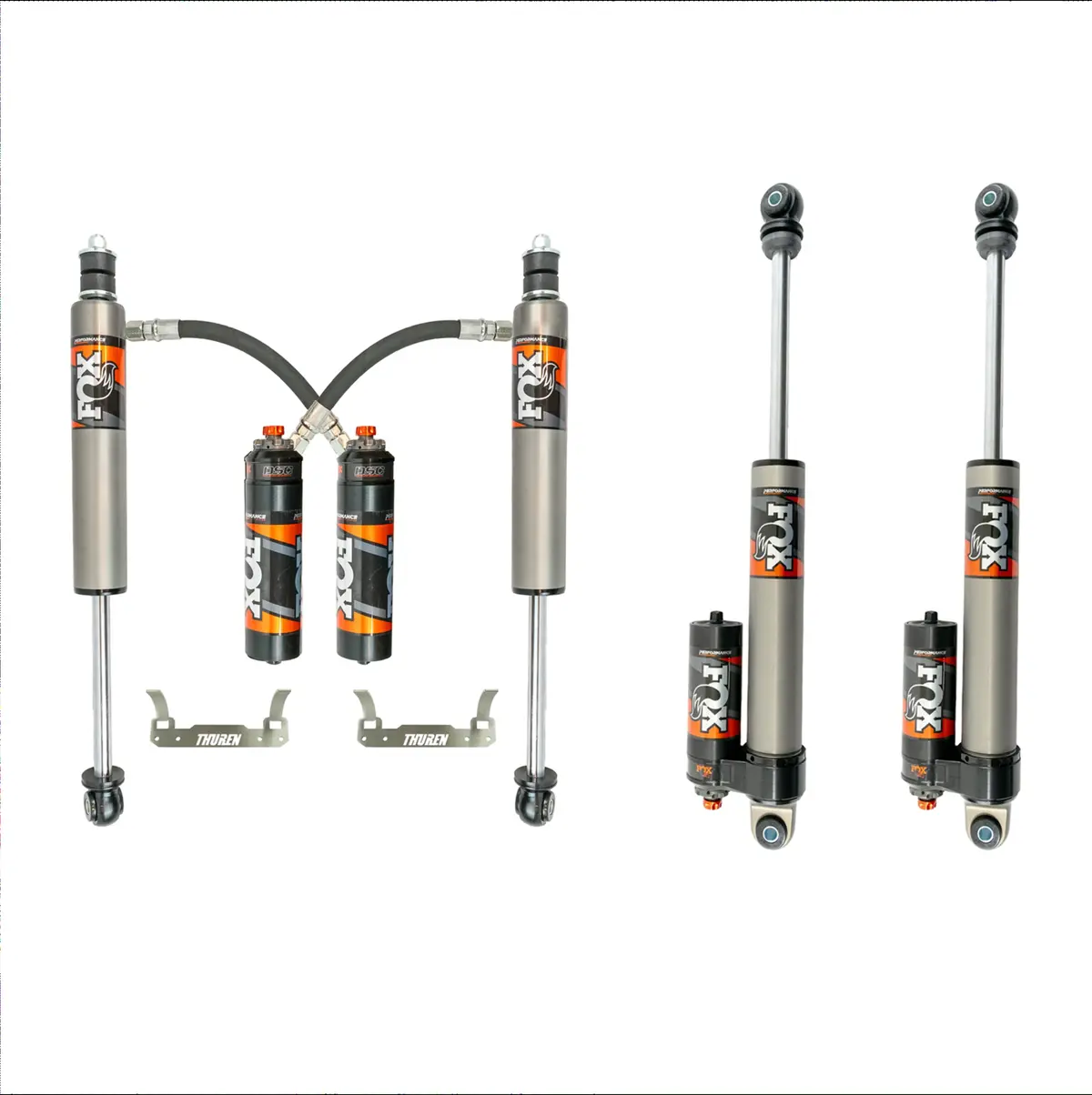 Thuren 2013-2024 Ram 3500 Fox 2.5 Dsc Front And Rear Shock Kit 1