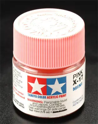 Tamiya Acrylic Mini X-17 Pink 1/3 Oz (Tam81517) 1