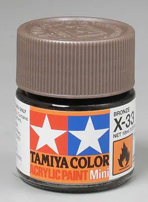 Tamiya Acrylic Mini X-33 Bronze 1/3 Oz (Tam81533) 1