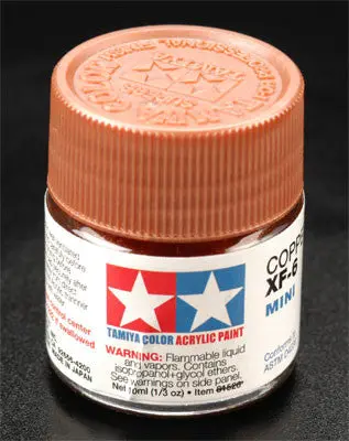 Tamiya Acrylic Mini Xf-6 Copper 1/3 Oz  (Tam81706) 1