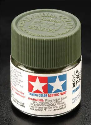 Tamiya Acrylic Mini Xf-13 Ja Green 1/3 Oz (Tam81713) 1