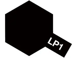 Tamiya Lacquer Paint Lp-1 Black 10Ml Bottle (Tam82101) 1