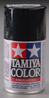 Tamiya Spray Lacquer Ts-6 Matte Black 3 Oz    (Tam85006) 1