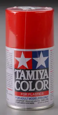 Tamiya Spray Lacquer Ts-49 Bright Red 3 Oz (Tam85049) 1
