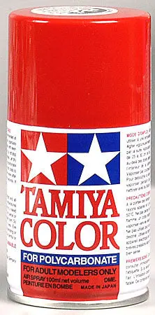 Tamiya Ps-2 Polycarbonate Spray Red 3 Oz (Tam86002) 1
