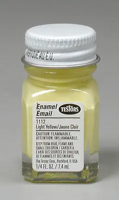 Testors Light Yellow 1/4 Oz (Tes1112tt) 1