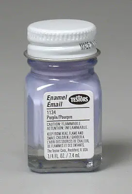 Testors Enamel 1/4 Oz Purple (Tes1134t) 1