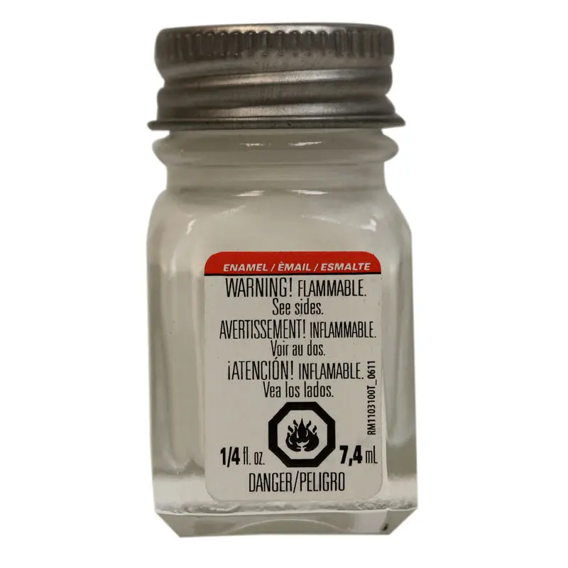 Testors Enamel 1/4 Oz Gloss White (Tes1145t) 1