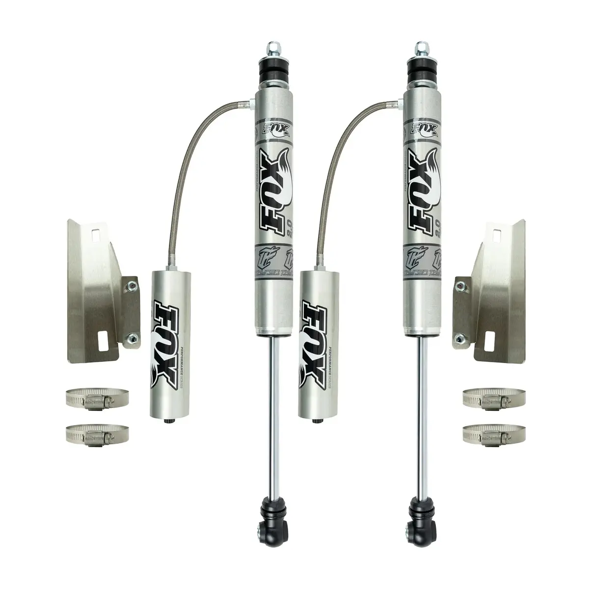 Thuren 2014+ Ram 2500/3500 Fox 2.0 Remote Reservoir Front Shocks 1
