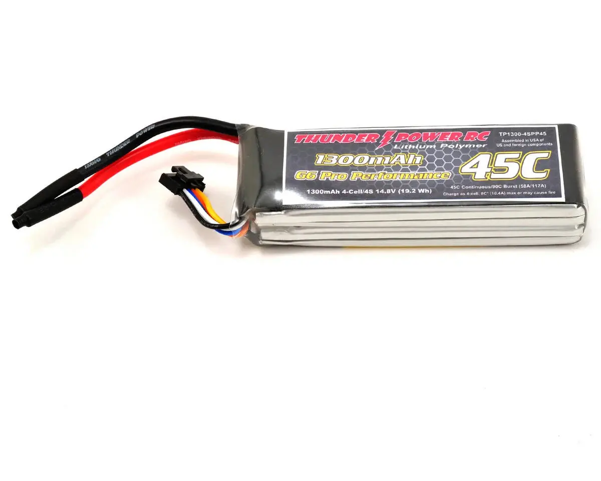 Thunder Power 4300Mah 2S 7.4V G6 Sport Race 3  (Thp43002sr35d) 1