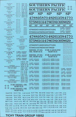 Tichy Southern Pacific Mow Tank Cars (Black Lettering)  (Tic10053) 1