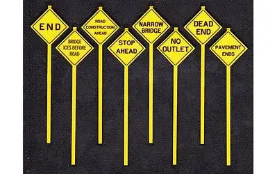 Tichy Written Warning Signs (8) (Tic2077) 1