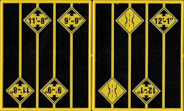 Ticky Bridge Warning Signs O Scale (Tic2083) 1