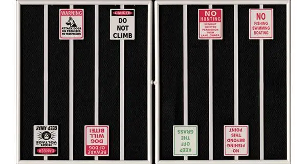 Tichy Assorted Warning Signs (Tic2100) 1