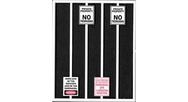 Tichy Warning Signs O Scale (Tic2101) 1