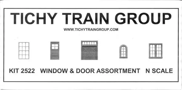 Tichy Window & Door Assortment N Scale (Tic2522) 1