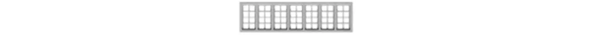 Tichy 7 Unit Casement Window (Tic2529) 1