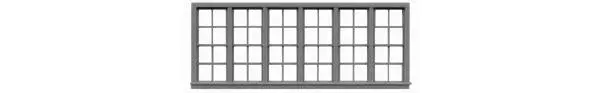 Tichy 4/4 Dbl Hung Six Unit Window   (Tic8065) 1