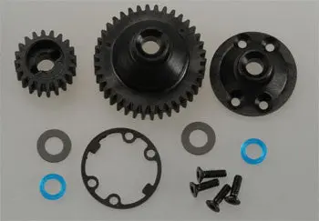 Traxxas Diff Gear/Side Cvr/Gasket/Output Gear Seal Jato (Tra5579) 1