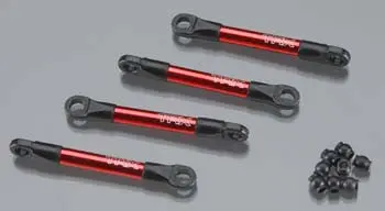 Traxxas Aluminum Pushrod Red 1/16 Slash Vxl (4)  (Tra7018x) 1