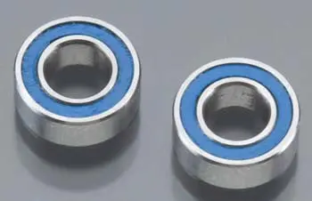 Traxxas Ball Bearings Blue Rubber Sealed 4X8x3mm (2) (Tra7019) 1