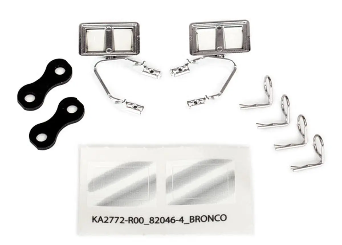 Traxxas Mirrors Side Chrome L/R (Tra8073x) 1