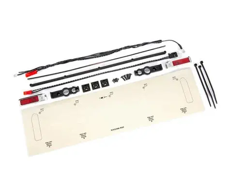 Traxxas  Led Lights/Tail Lights Red, Chrome Trim (Tra9497r) 1