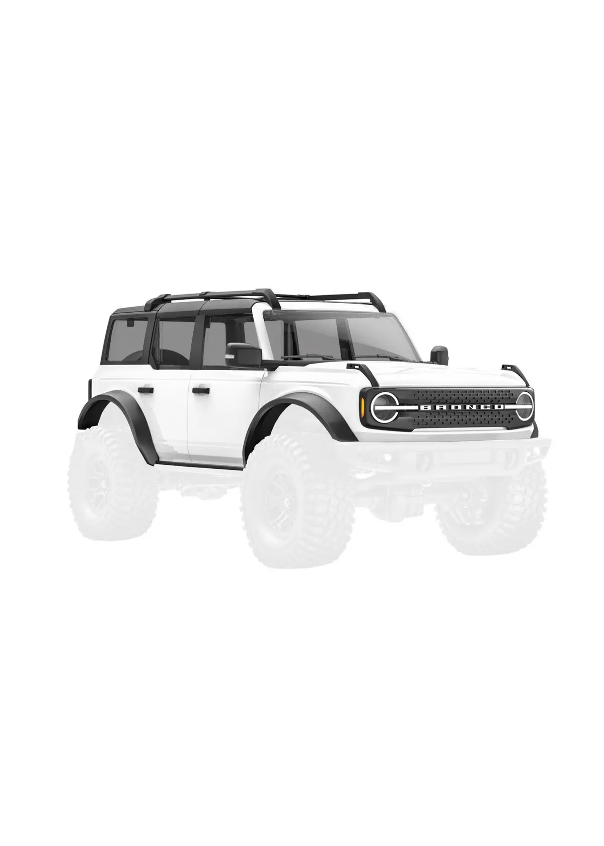 Traxxas Body Trx-4M Bronco White   (Tra9711wht) 1