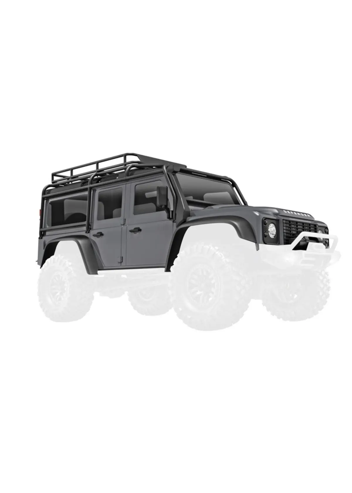 Traxxas Body Trx-4M Defender Silver   (Tra9712slvr) 1
